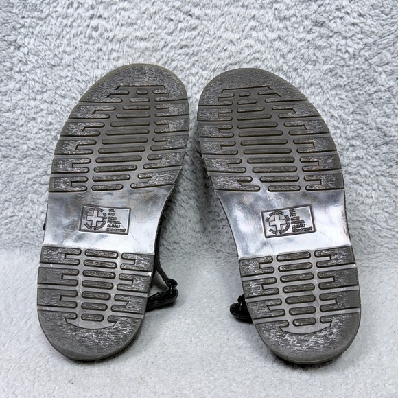 Dr Martens Jorge II Faux Fur Lined Womens Size 7 Slingback Mules Shoes Black - Picture 8 of 9